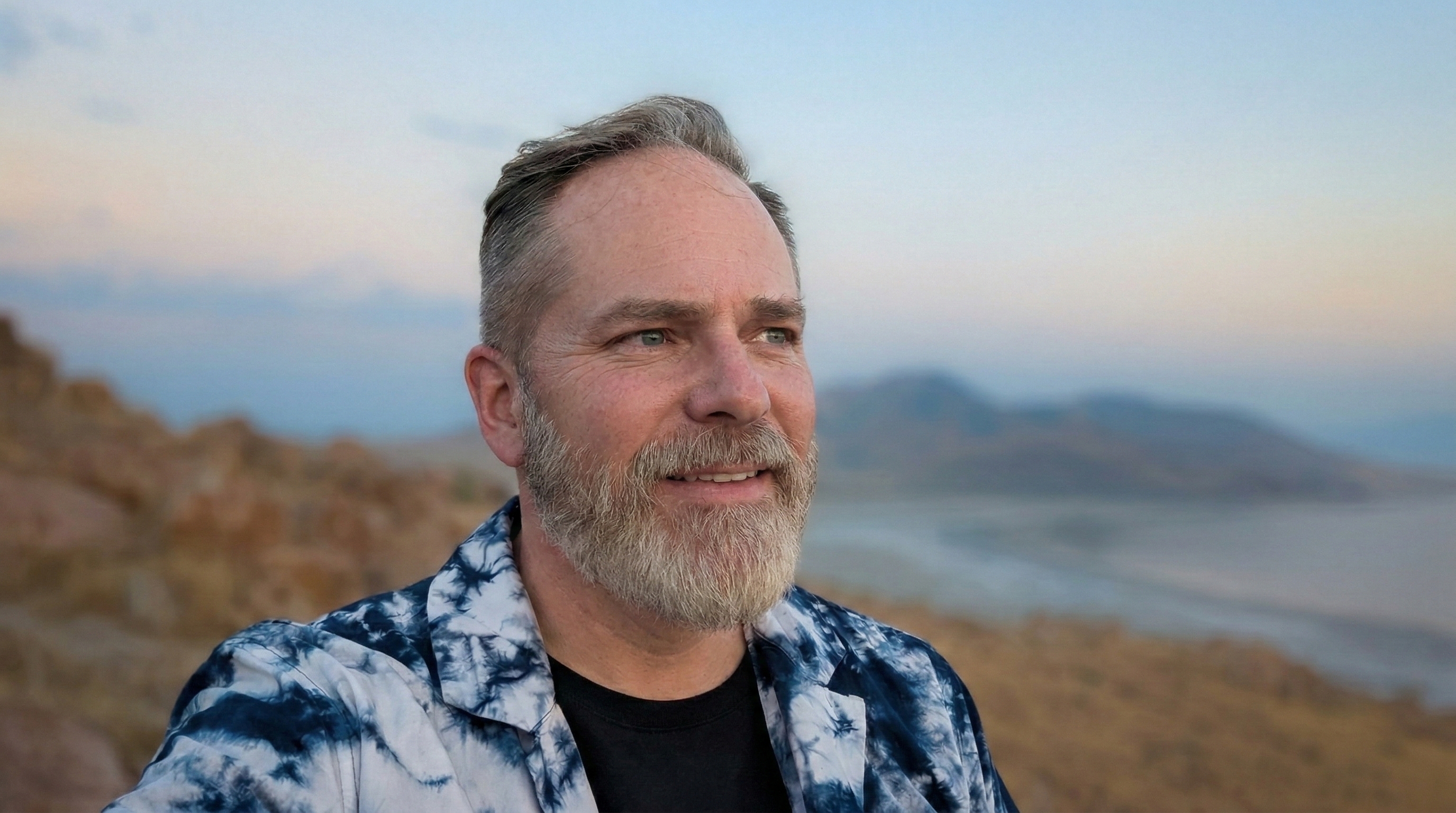 David McGaw at the Great Salt Lake